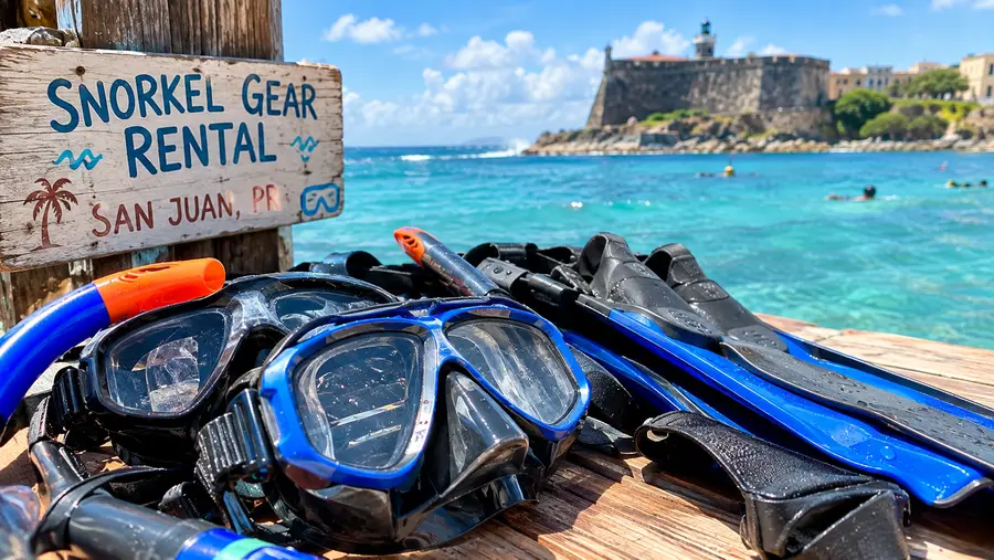 Equipo de snorkel para alquiler en San Juan Dónde alquilar Costos