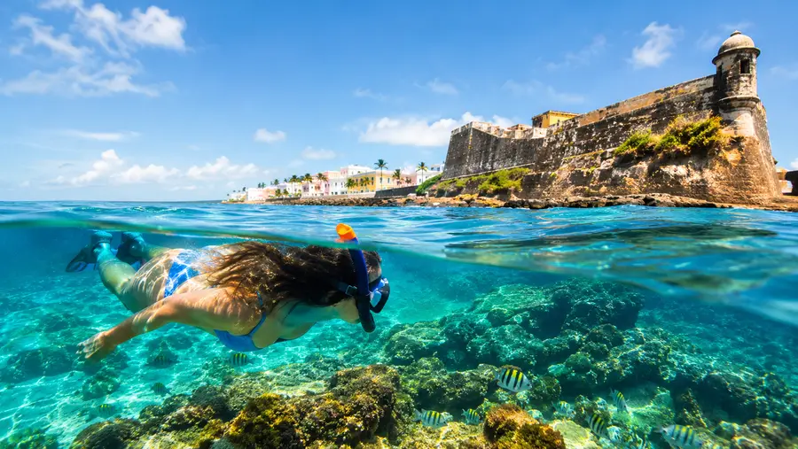Buceo con snorkel en el Viejo San Juan: La historia se encuentra con el arrecife