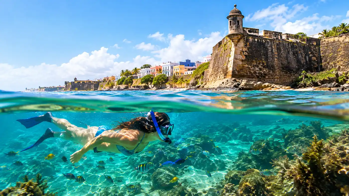 Snorkeling in Old San Juan History Meets the Reef